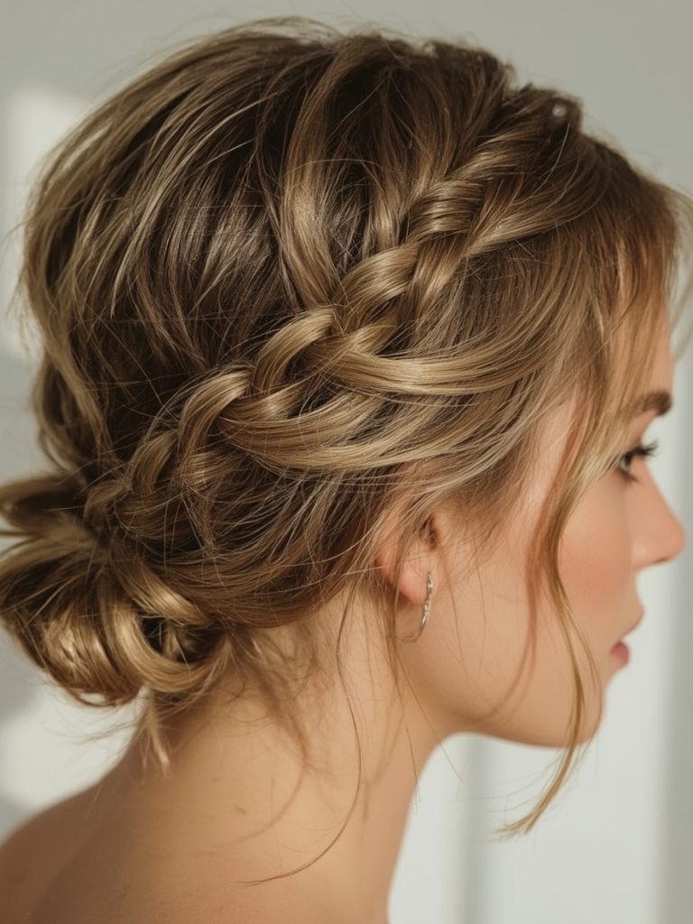 Hair Styles Braids Ideas: Braided Space Buns