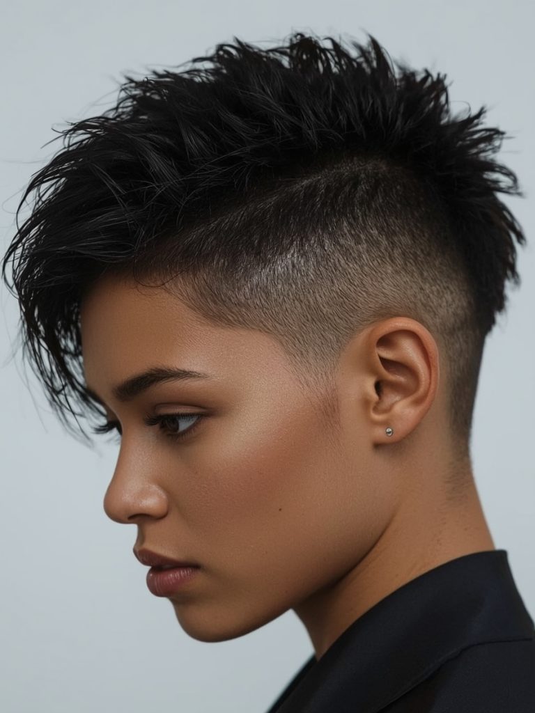 Faux Hawk Natural Hair Mohawk