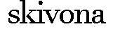 skivona