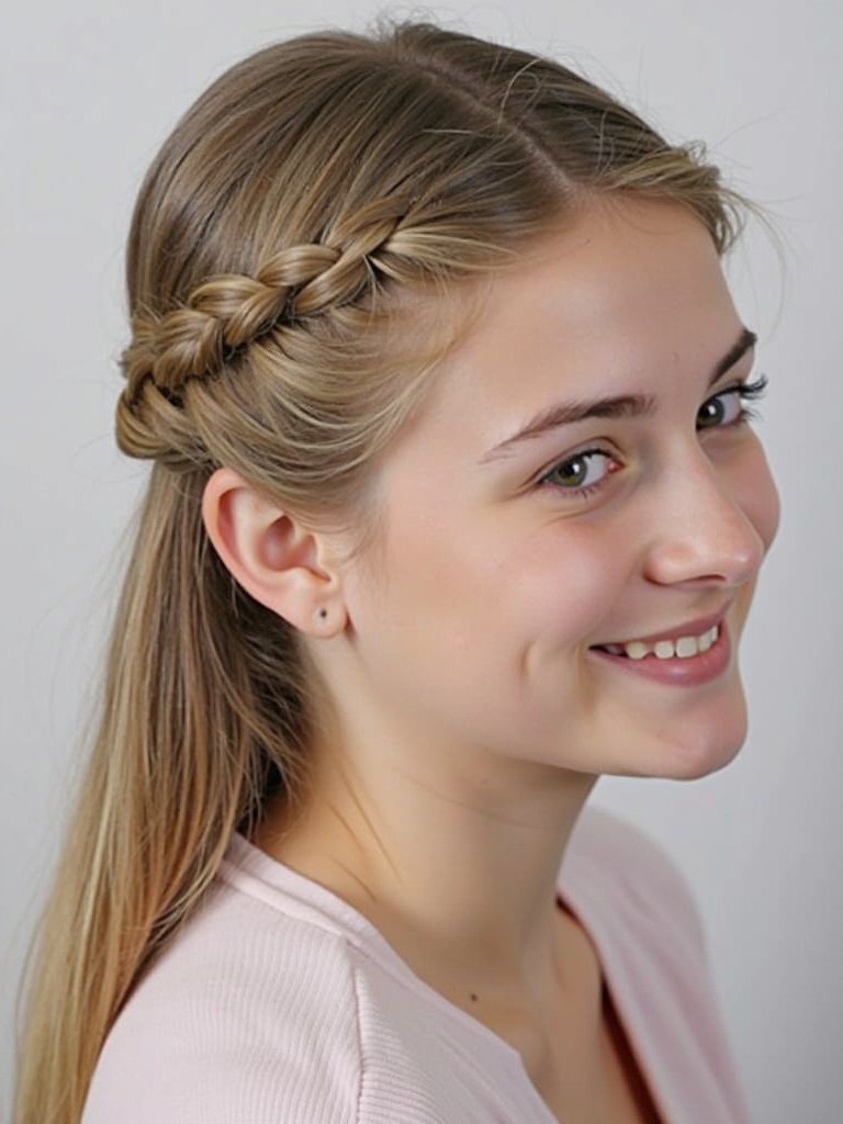 Hairstyles For School: Curly High Ponytail