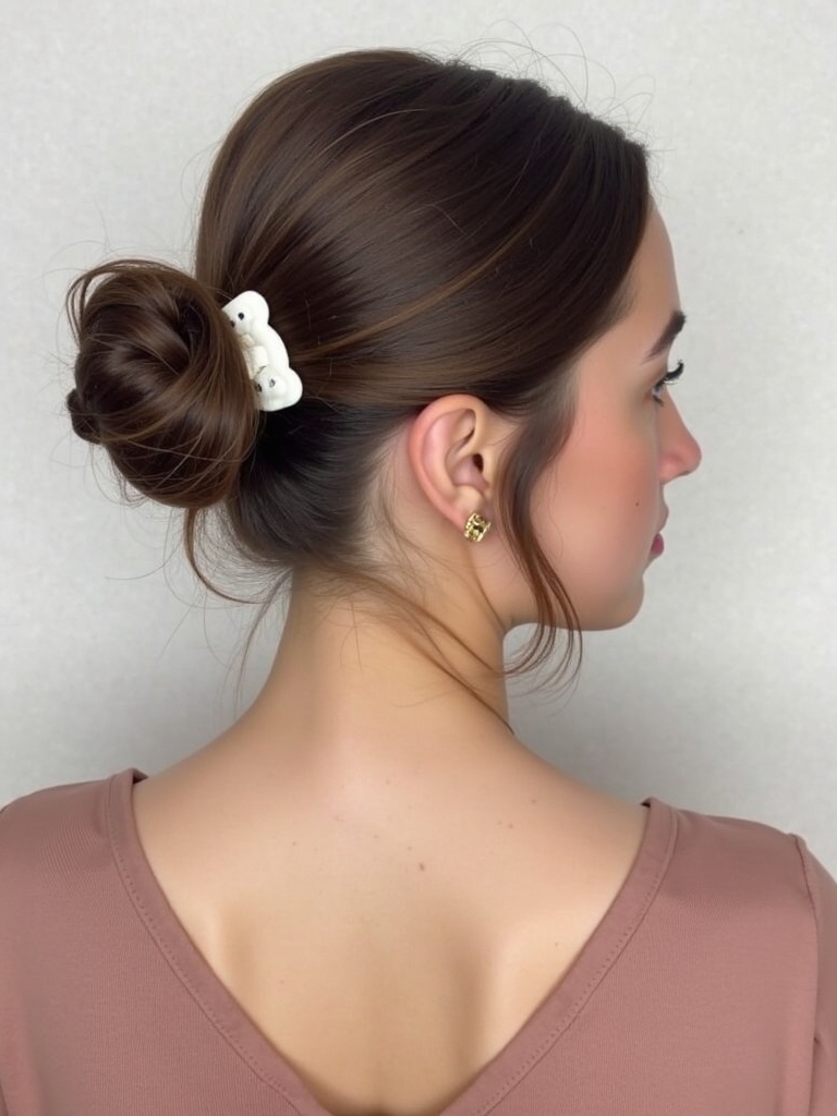 Cute Easy Half-Up Heart Hairstyle