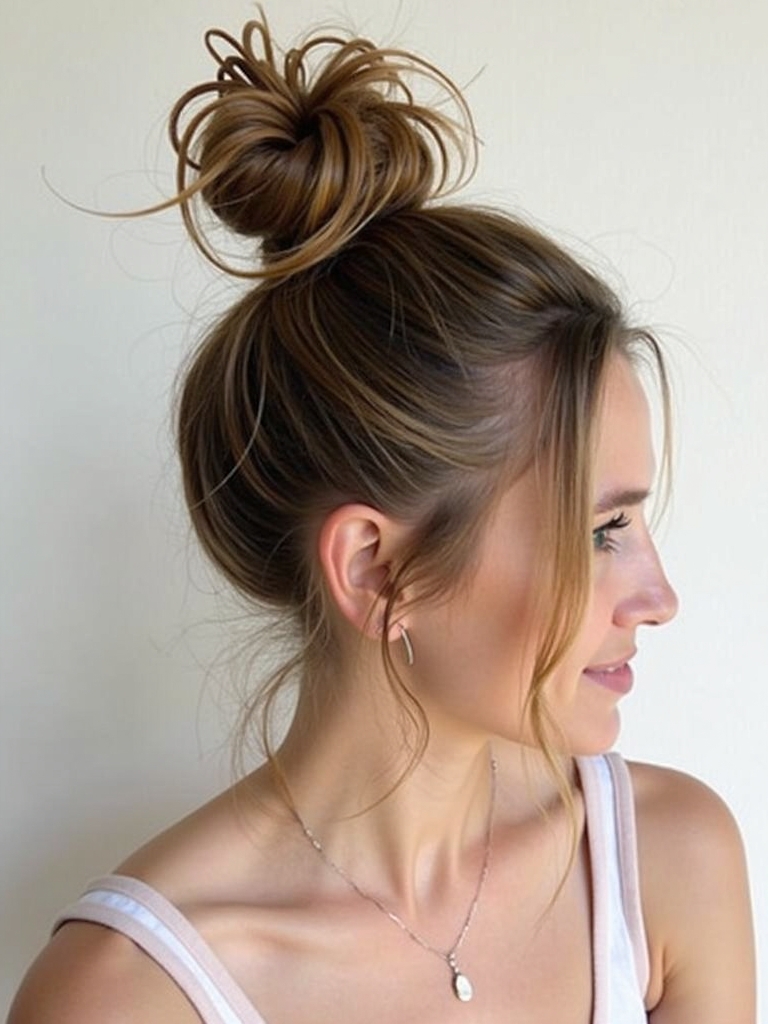 Cute Easy Crown Braid Hairstyle