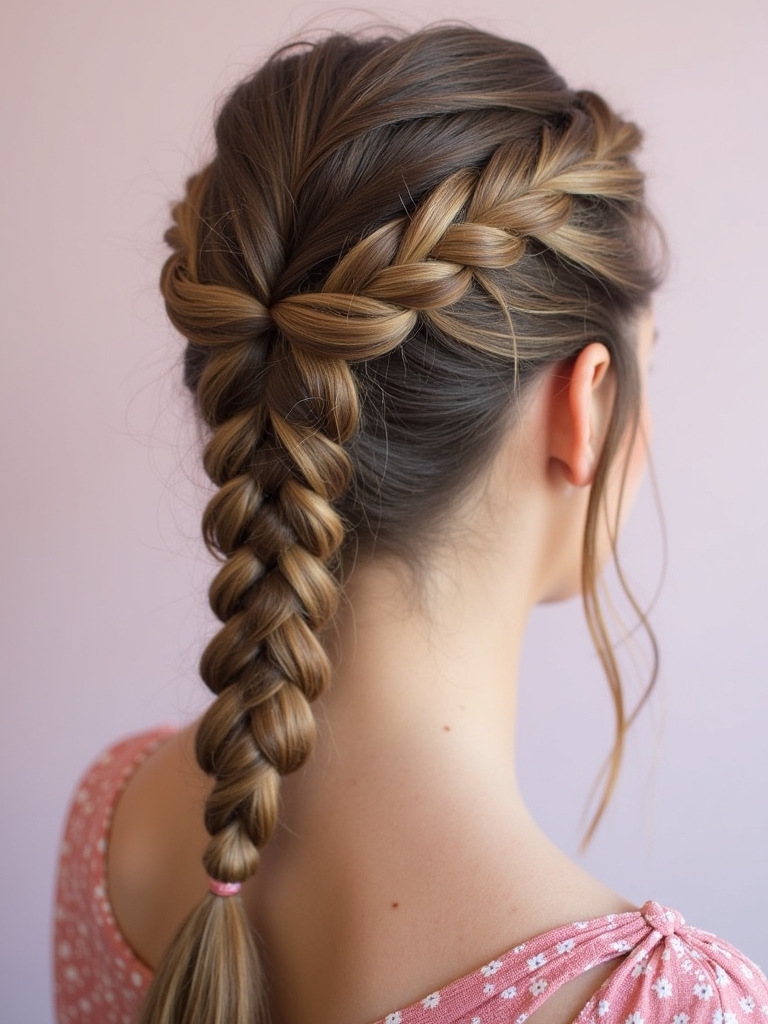 Cute Easy Dutch Braids Hairstyle