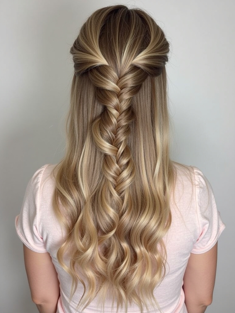 Hairstyles For School: Claw Clip Hairstyle