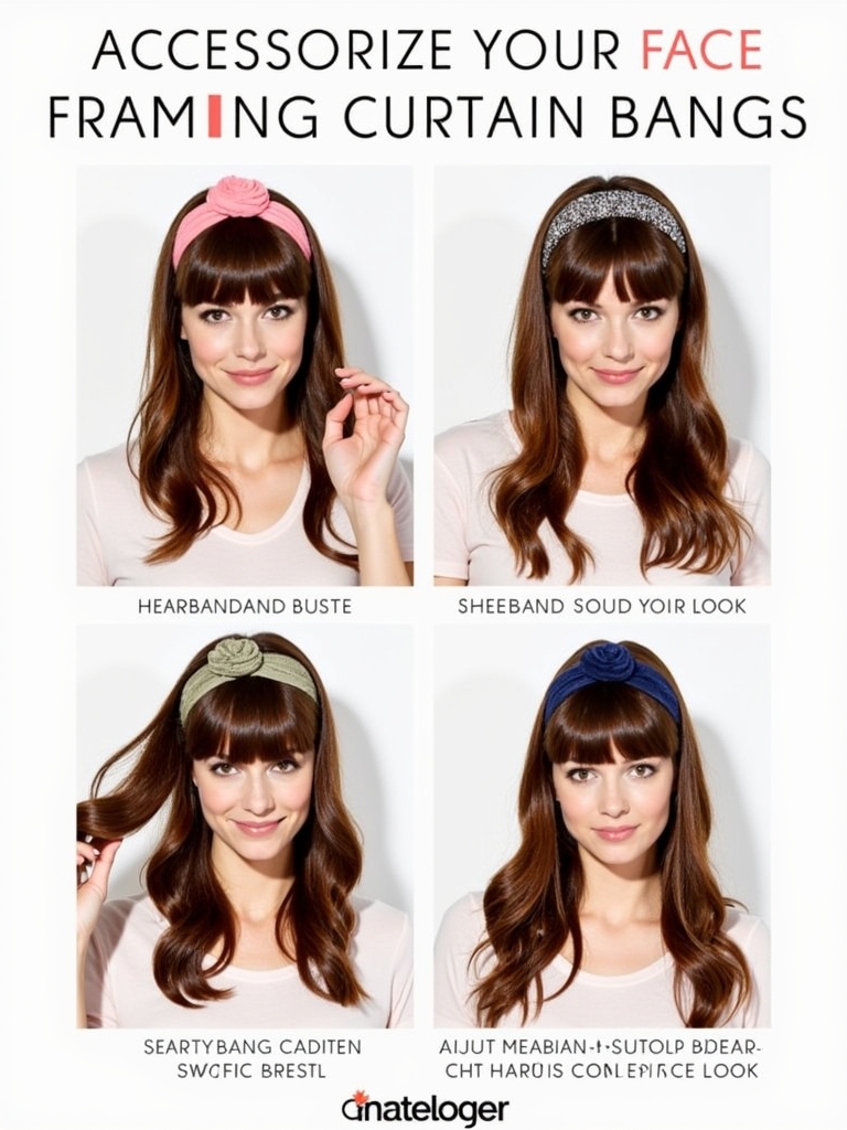 Face Framing Curtain Bangs for Thick Hair: Managing the Volume