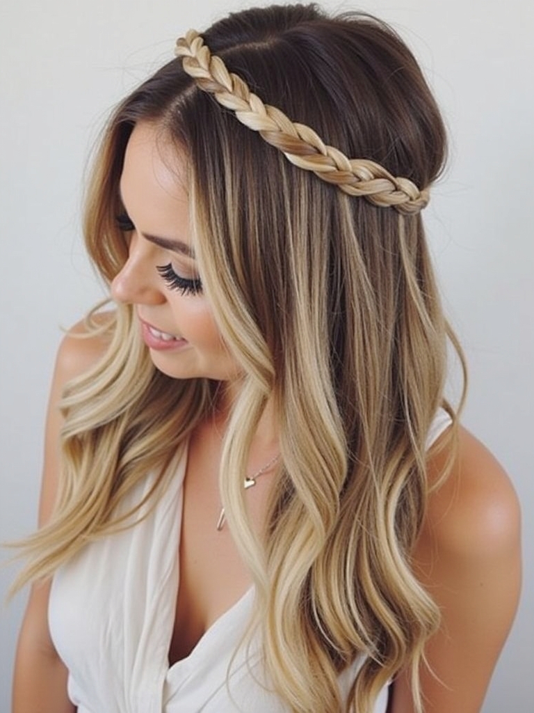 Long Haircut Ideas: Slicked-Back Look