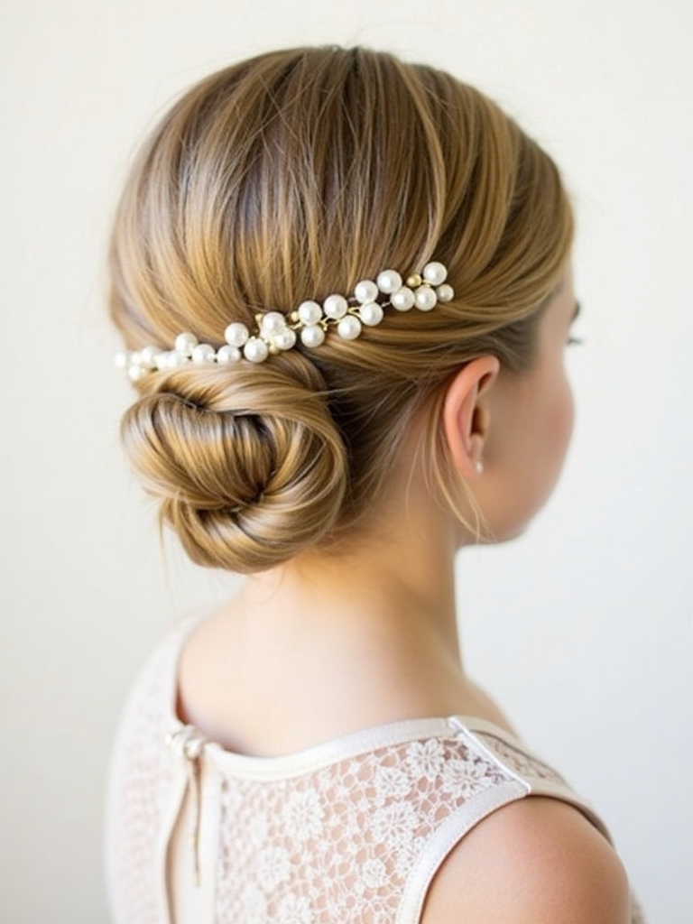 Hairstyles For School: Low Ponytail with a Bow