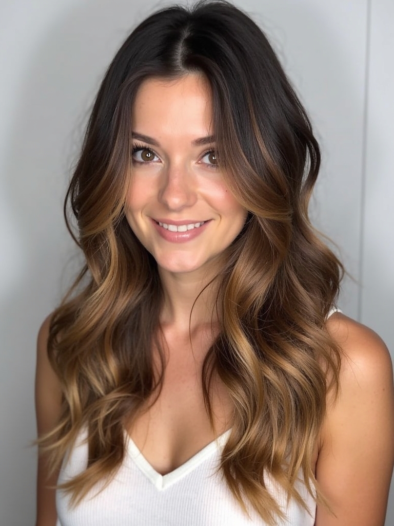 Desert Sand Caramel Balayage