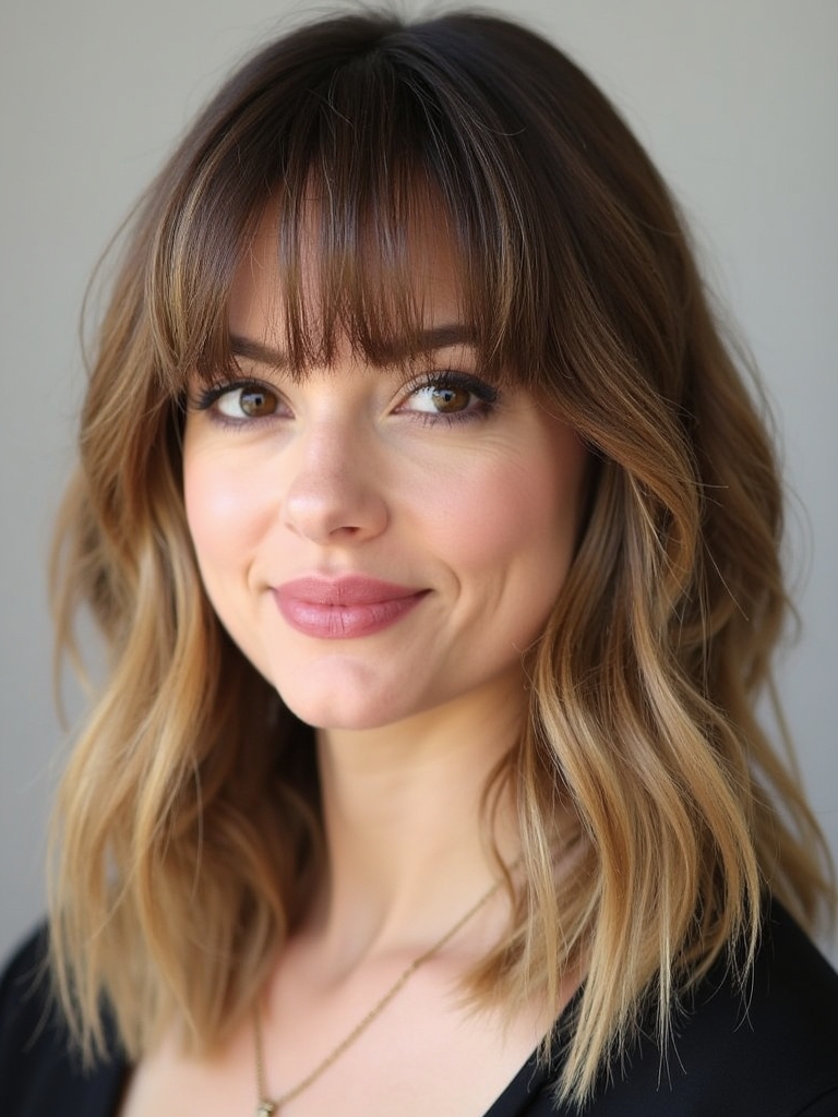 Face Framing Curtain Bangs: Growing Them Out Gracefully