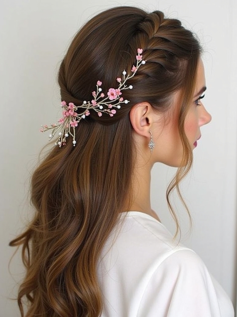 Long Haircut Ideas: Braided Headband