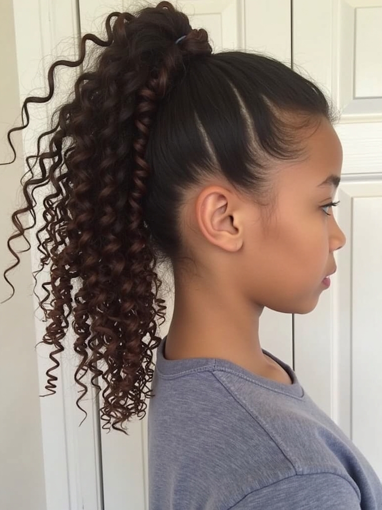 Hairstyles For School: Messy Bun