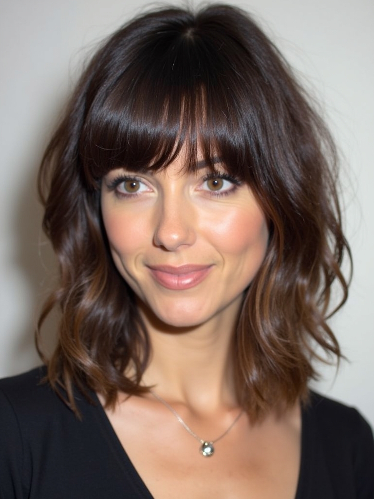 Face Framing Curtain Bangs: Enhancing Your Natural Texture