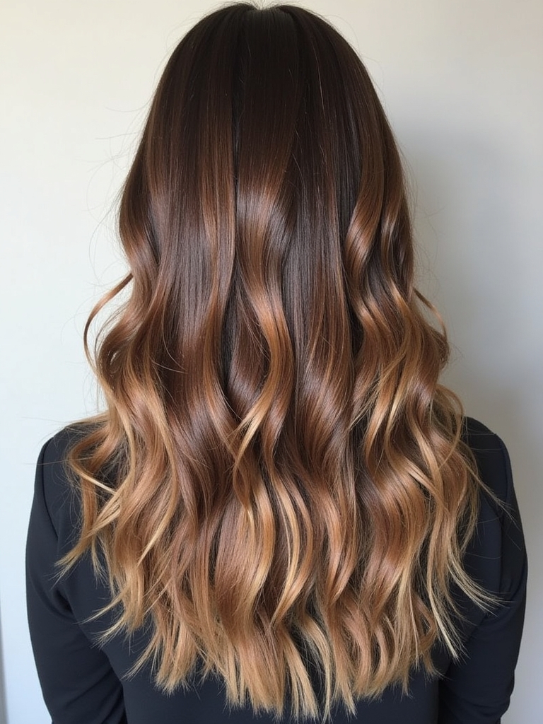 Toasted Coconut Caramel Balayage