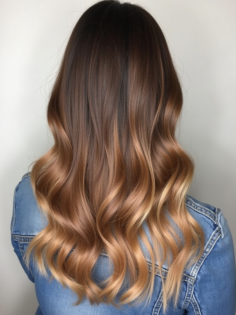 Ginger Snap Caramel Balayage