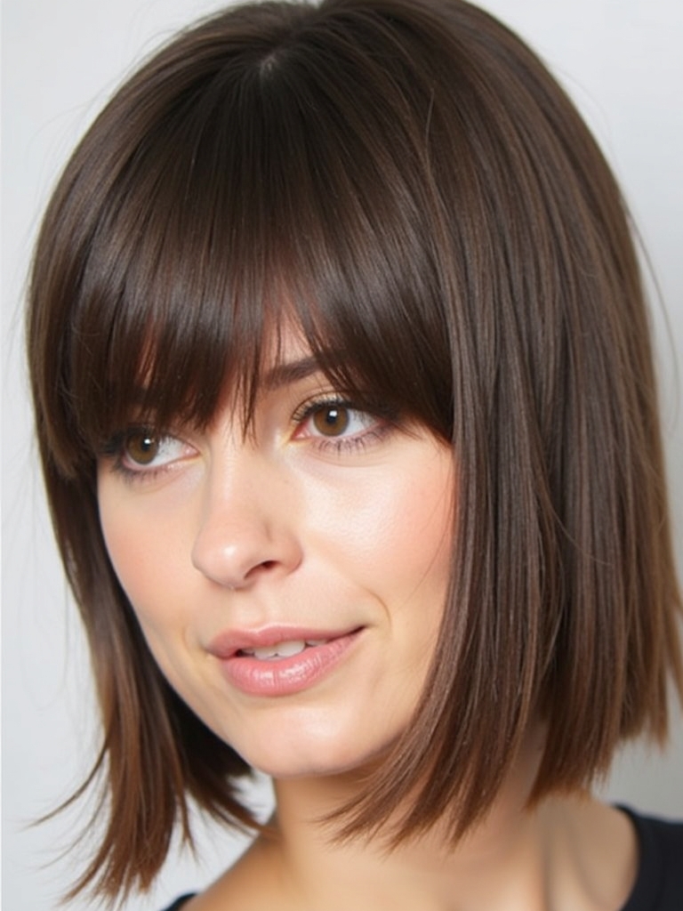 Face Framing Curtain Bangs: The Classic Face Frame Style