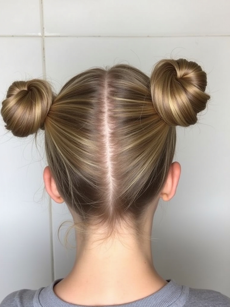 Hairstyles For School: Low Twisted Bun