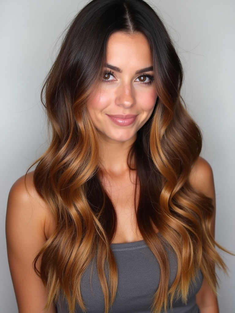 Sunset Caramel Balayage