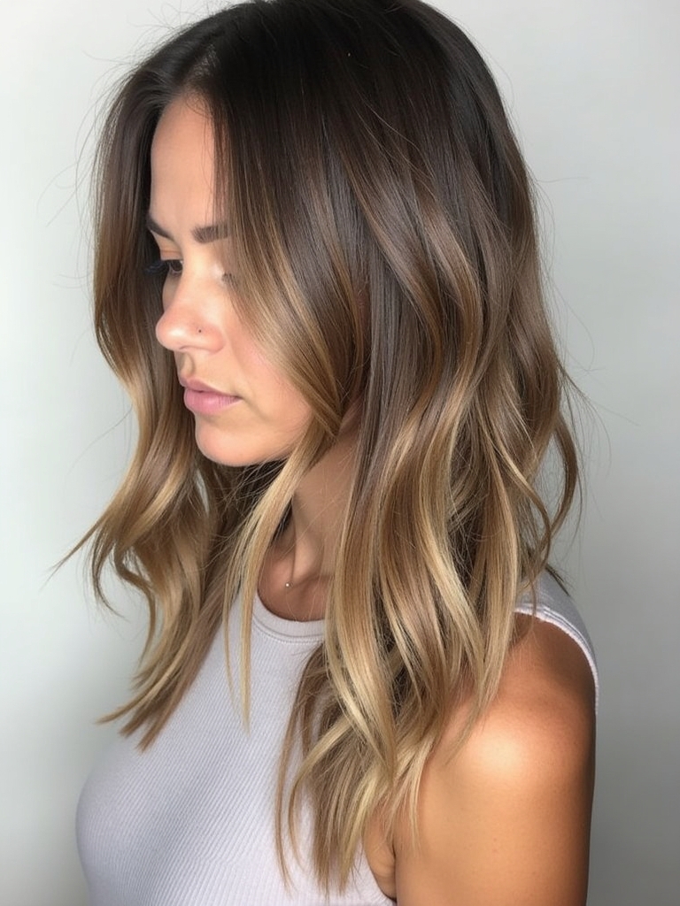 Almond Brittle Caramel Balayage