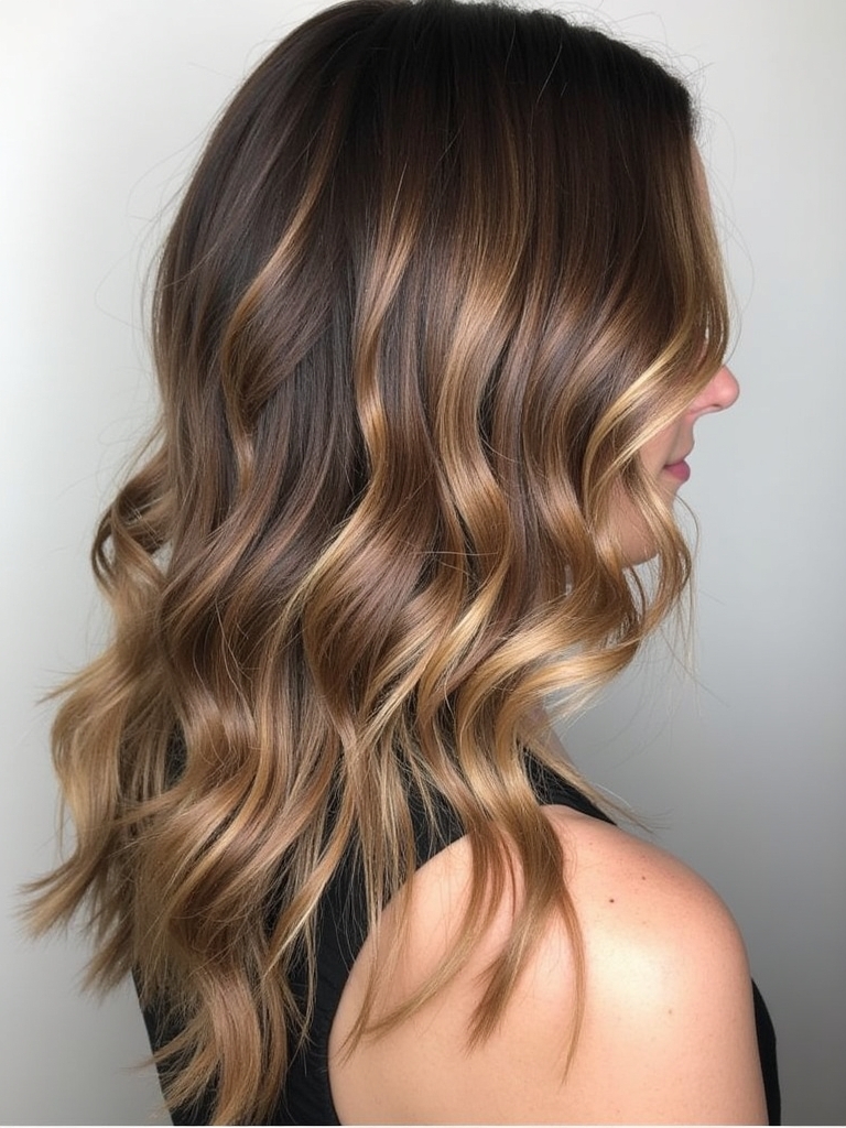 Caramel Ribbon Balayage