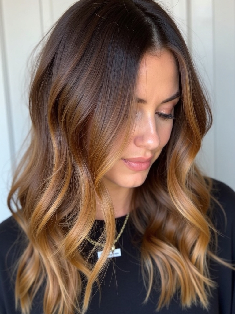 Butterscotch Bliss Caramel Balayage