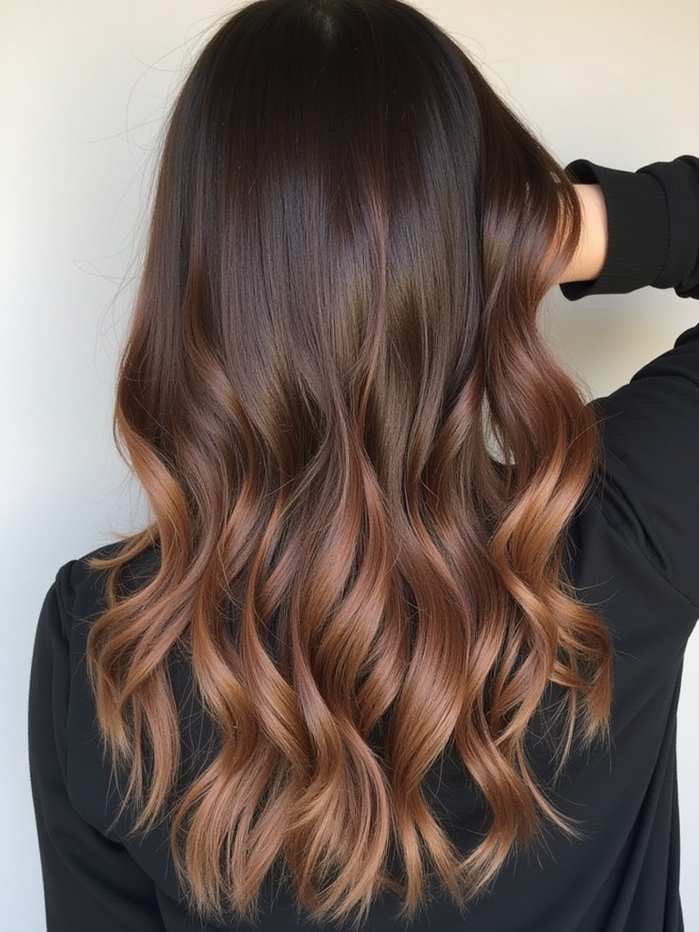 Cinnamon Spice Caramel Balayage