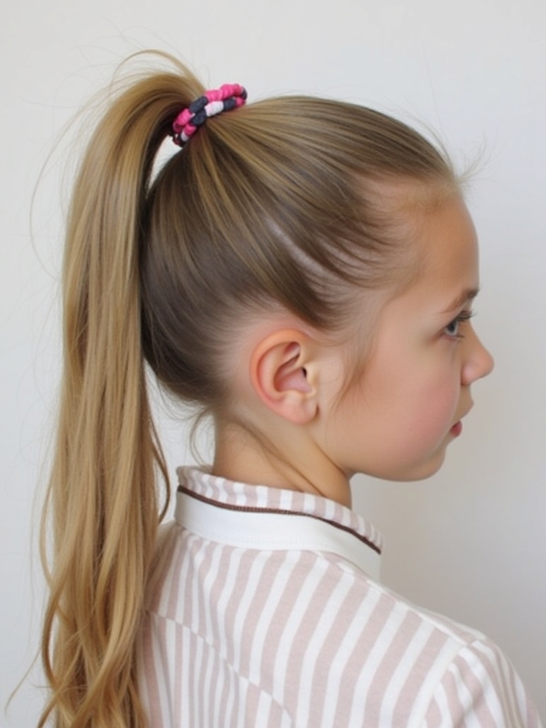 Hairstyles For School: Half-Up Space Buns