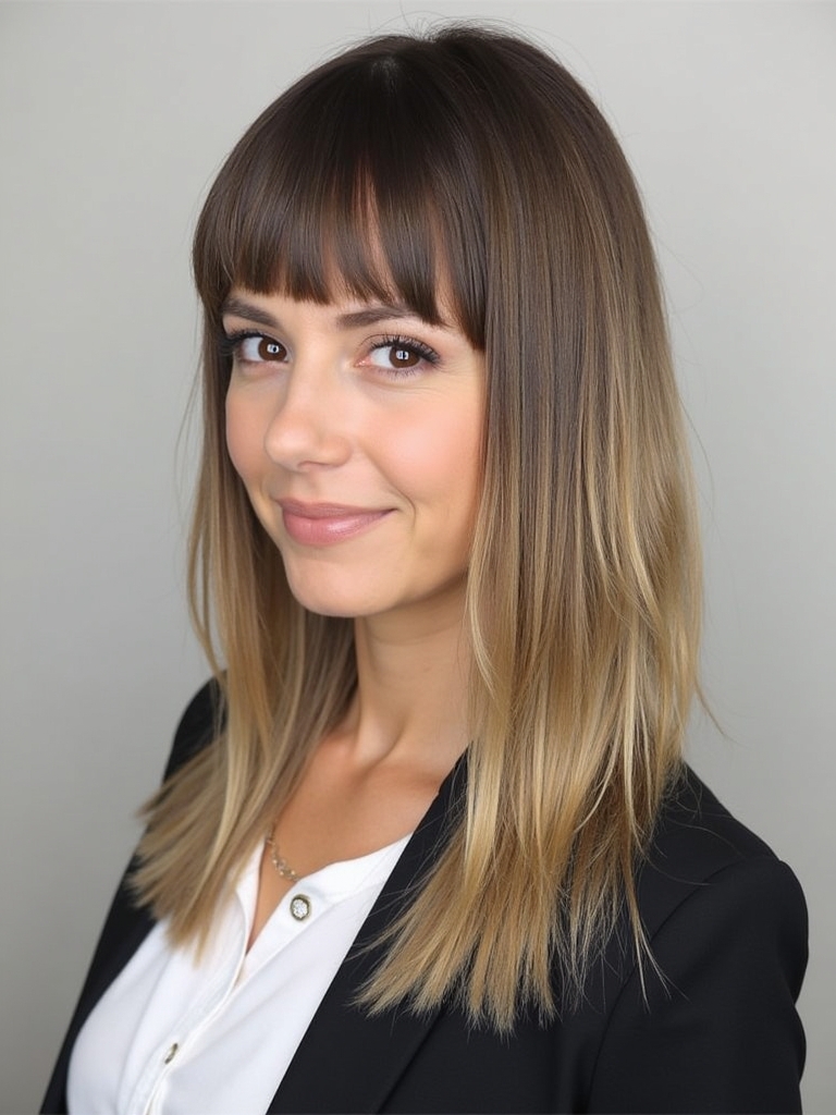 Long Haircut Ideas: Face-Framing Highlights