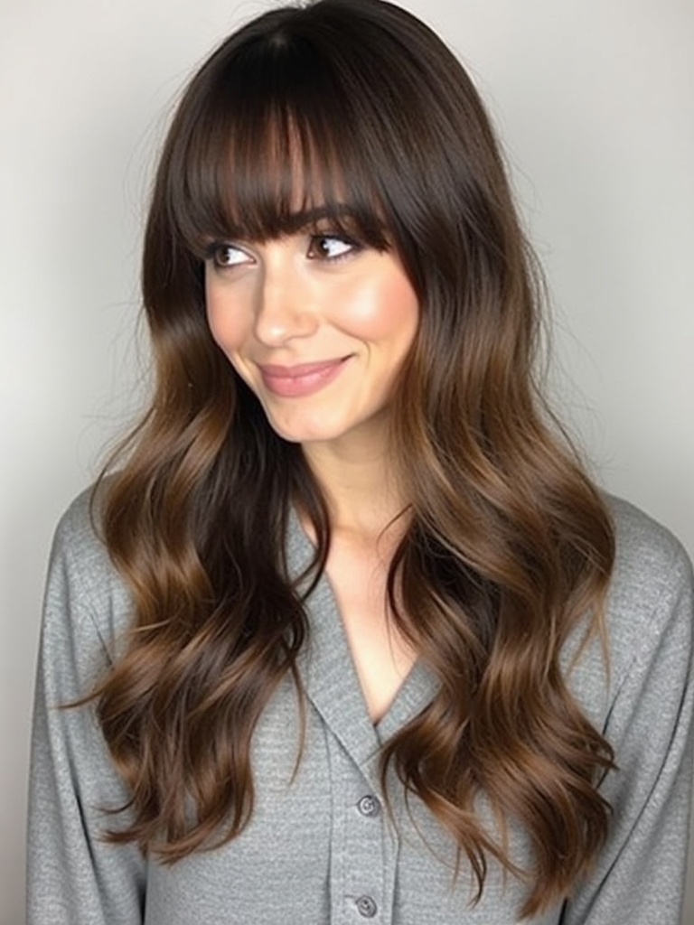 Long Haircut Ideas: Sleek and Straight