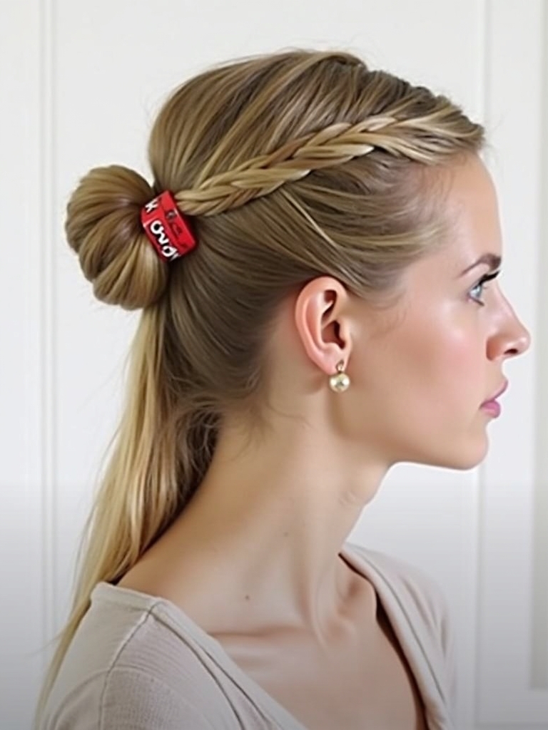 Hairstyles For School: High Ponytail with a Twist
