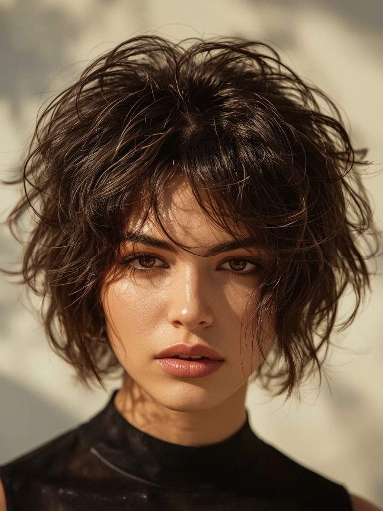 Shoulder Length Spiral Perm for Thin Fine Hair