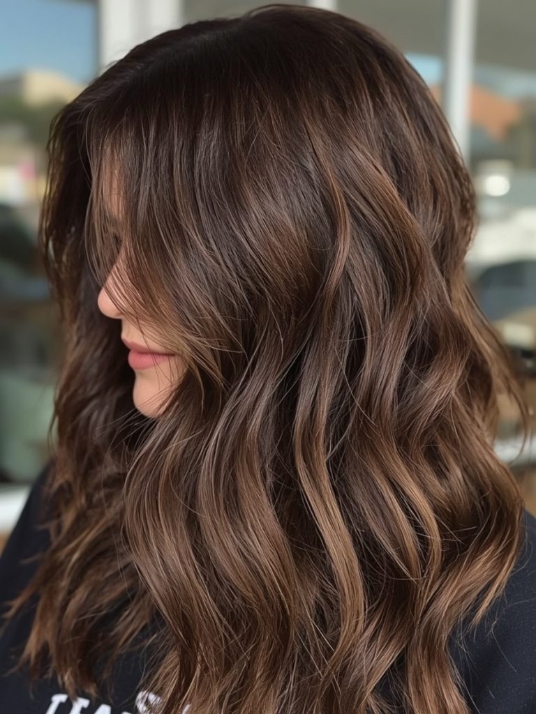 Brunette Summer Hair 2025: Brunette Low Bun with Accessories