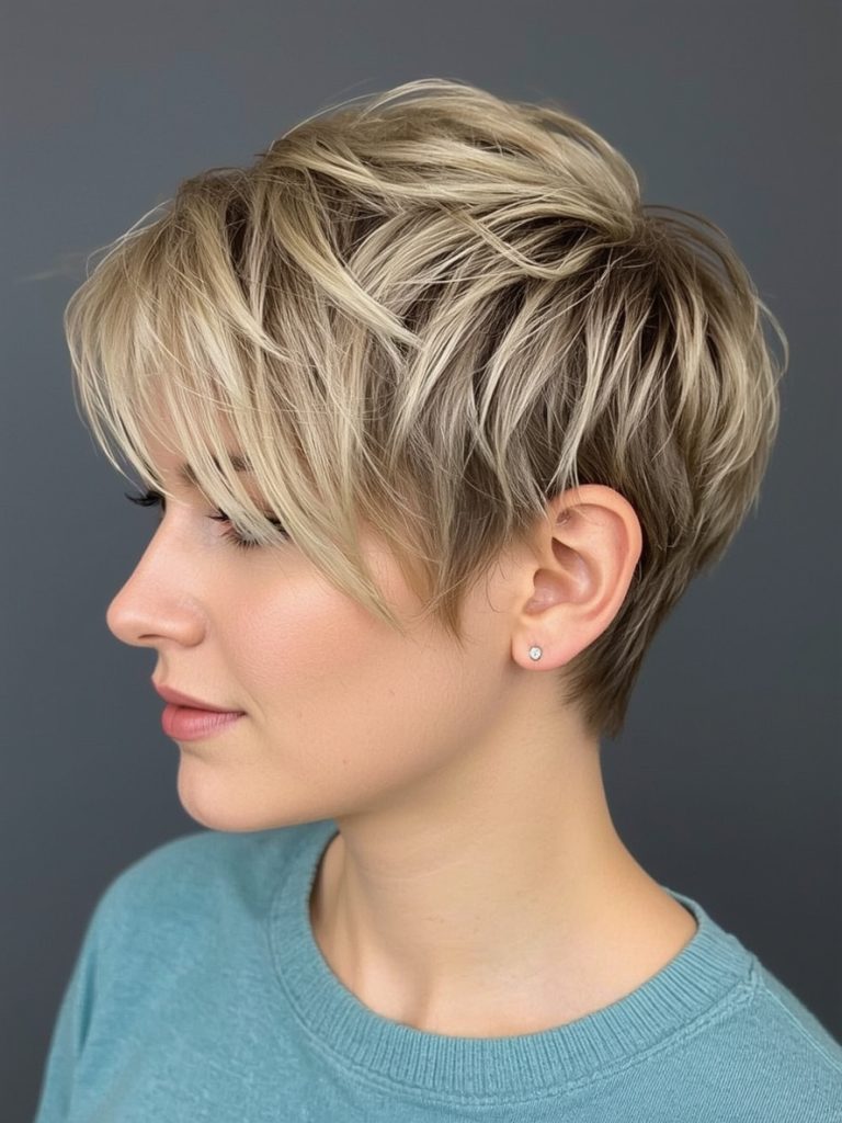 Hairstyle For Thin Fine Hair Over 50: The Chin Length Bob with Bangs