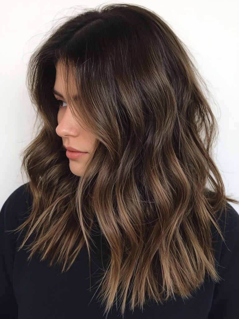 Caramel Color Melt: Seamless Caramel Highlights On Brown Hair