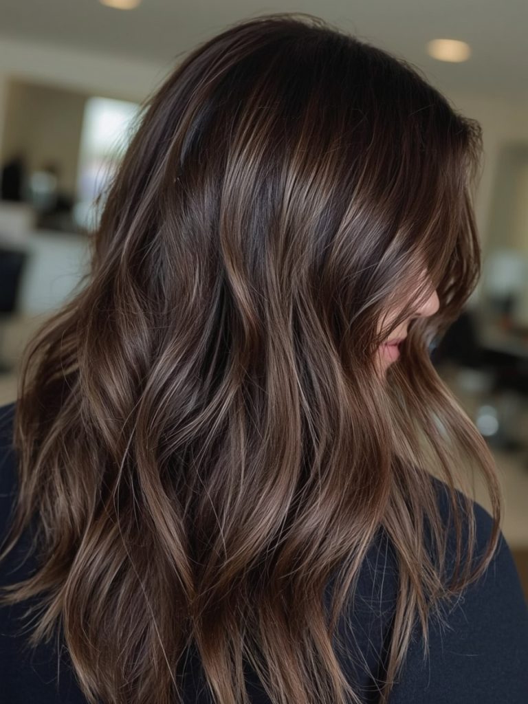 Caramel Curls: Curly Hair With Caramel Highlights On Brown Hair