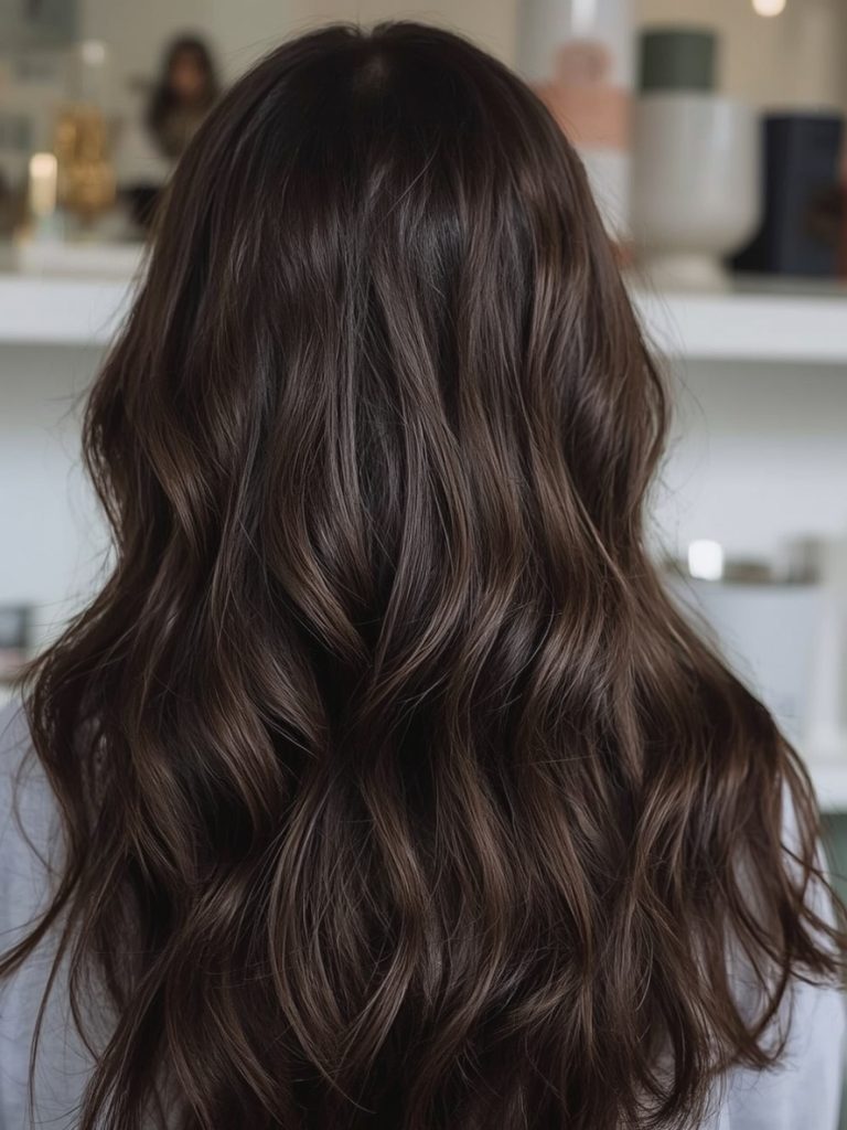 Caramel Babylights: Fine Caramel Highlights On Brown Hair