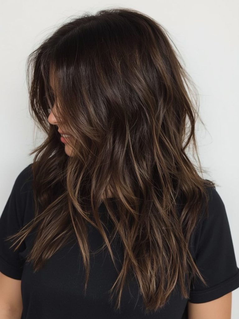 Caramel Root Melt: Seamless Caramel Highlights On Brown Hair