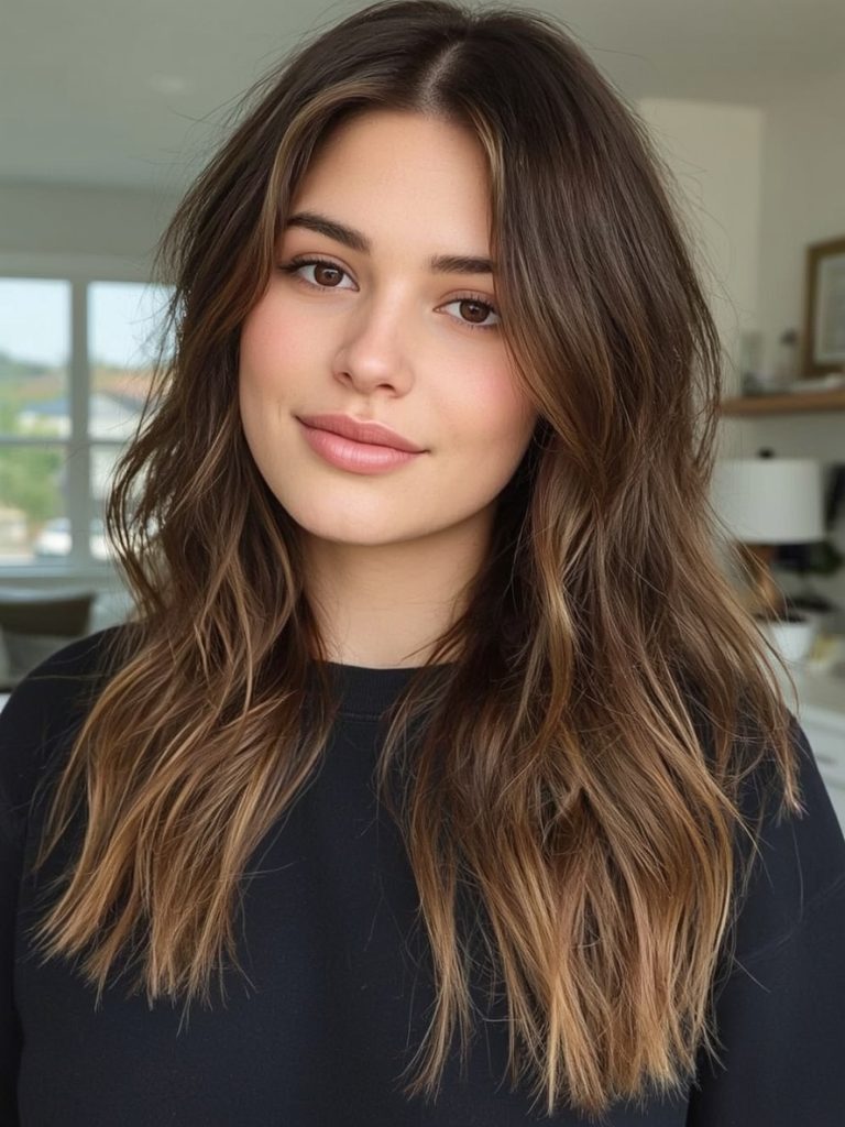 Caramel Lowlights: Caramel Highlights And Darker Highlights On Brown Hair