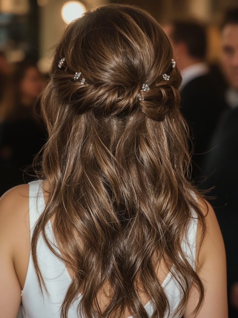 Butterfly Haircut Long Hair for Round Face: Braided Accents and Face-Framing Pieces
