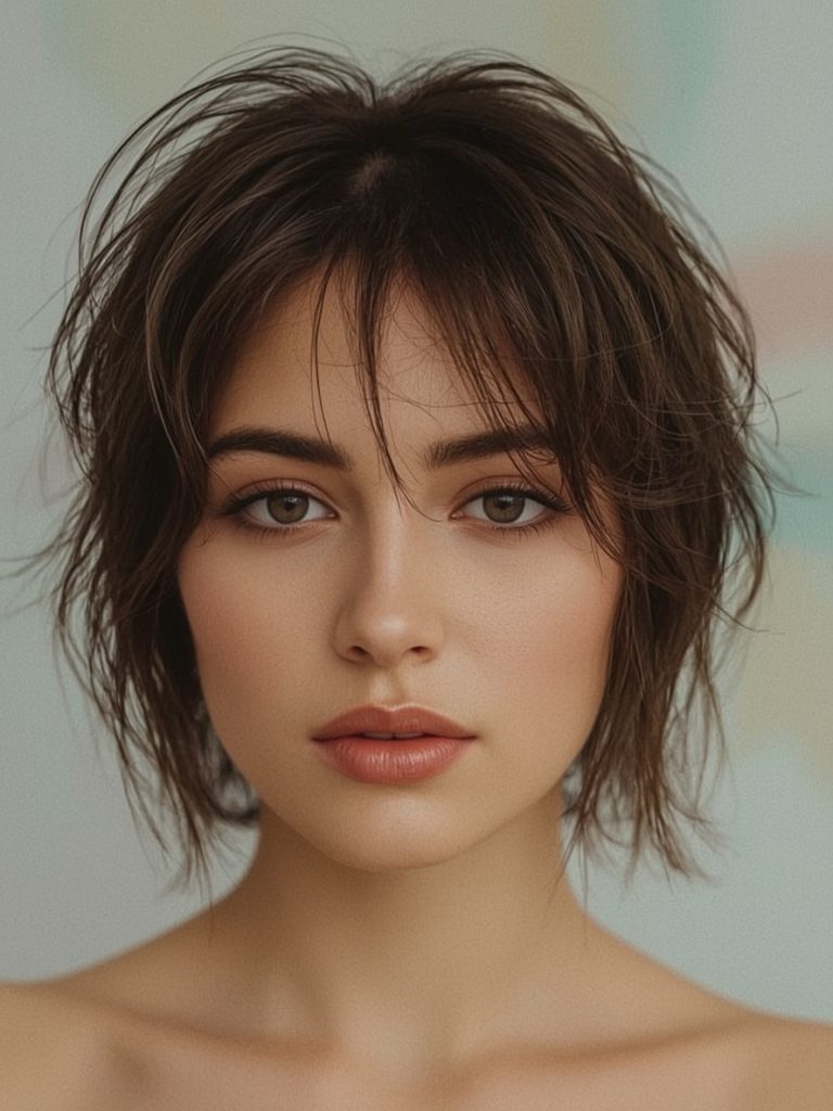 Butterfly Haircut Long Hair for Round Face: Soft Layers of Volume