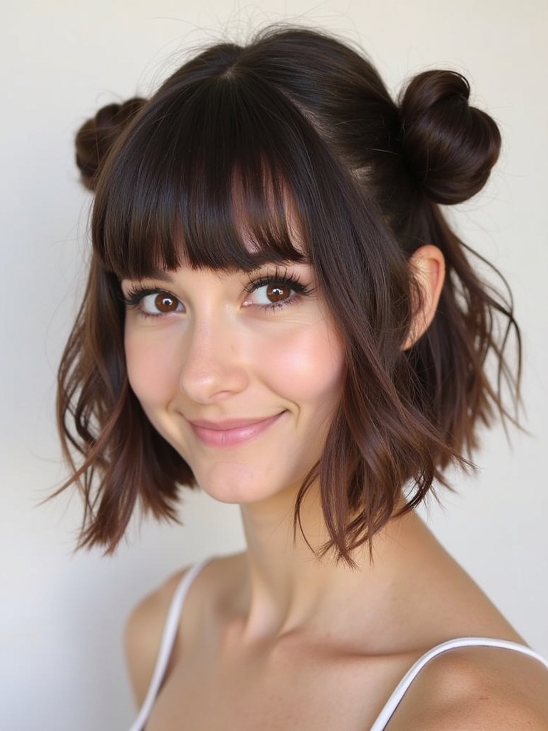 Collarbone Length Hair: Rope Braid