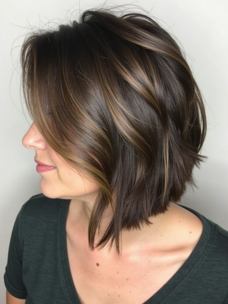 Collarbone Length Hair: Half-Up Half-Down Top Knot