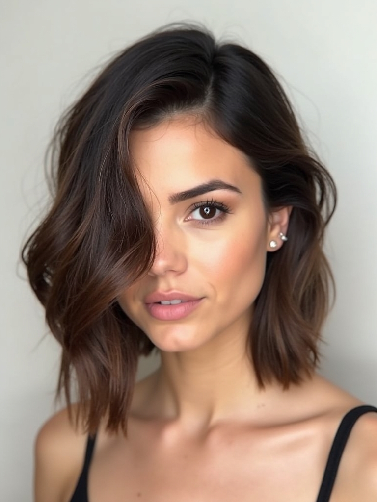 Collarbone Length Hair: With Face-Framing Layers
