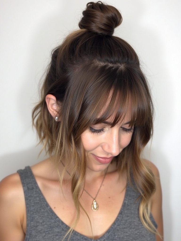 Collarbone Length Hair: Wavy and Beachy